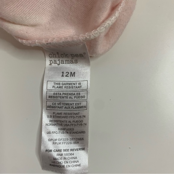 Gerber Pink and Cream Kids Footies Set - Picture 12 of 14